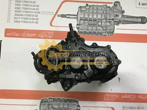 Коробка раздаточная УАЗ 469 УАЗ-3151(нового образца)косозубая шестерня. Артикул 31627-1800120-10.